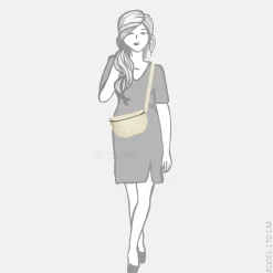 Heuptasjes^Charm London New York heuptas S beige