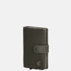 Pasjeshouders | Dames Portemonnees^Charm London pasjeshouder donkergroen