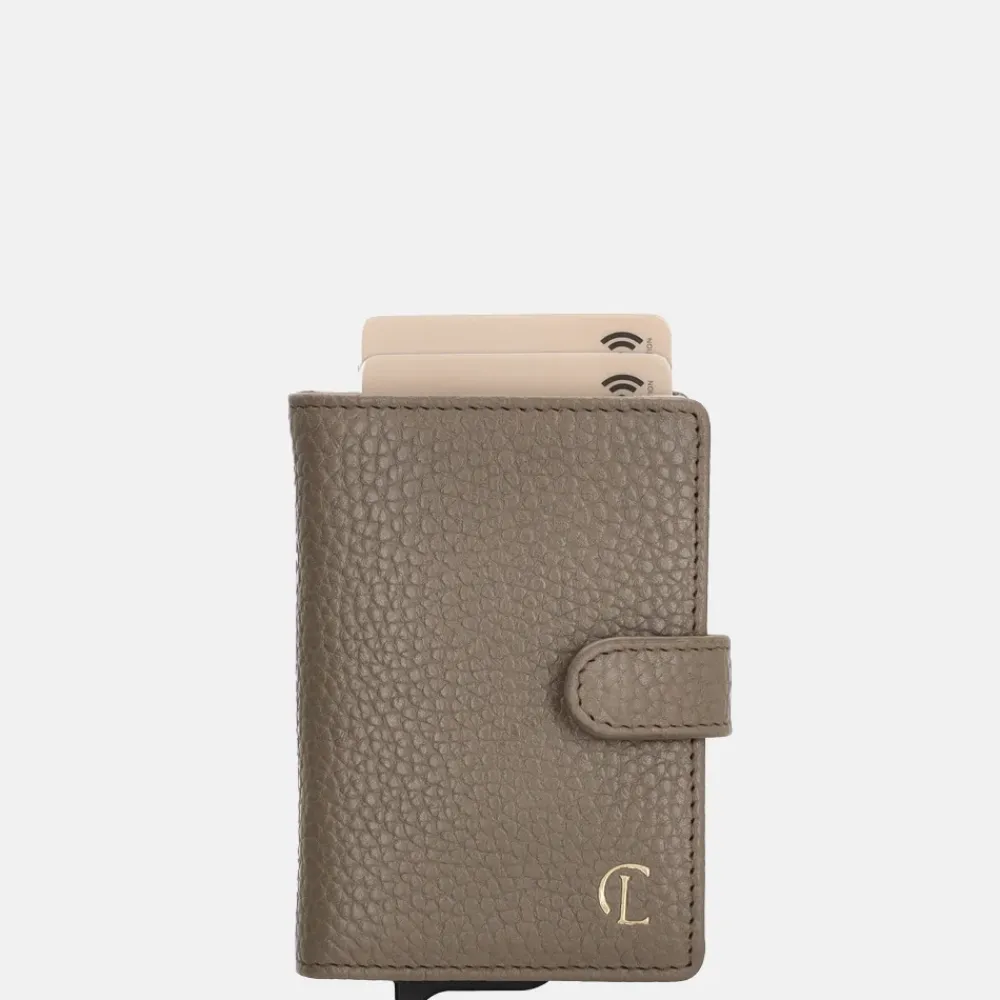 Pasjeshouders | Dames Portemonnees^Charm London pasjeshouder taupe