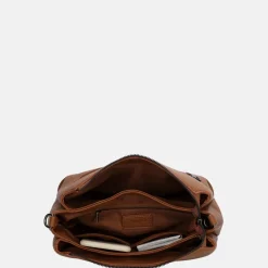 Schoudertassen^Charm London Pentonville schoudertas cognac