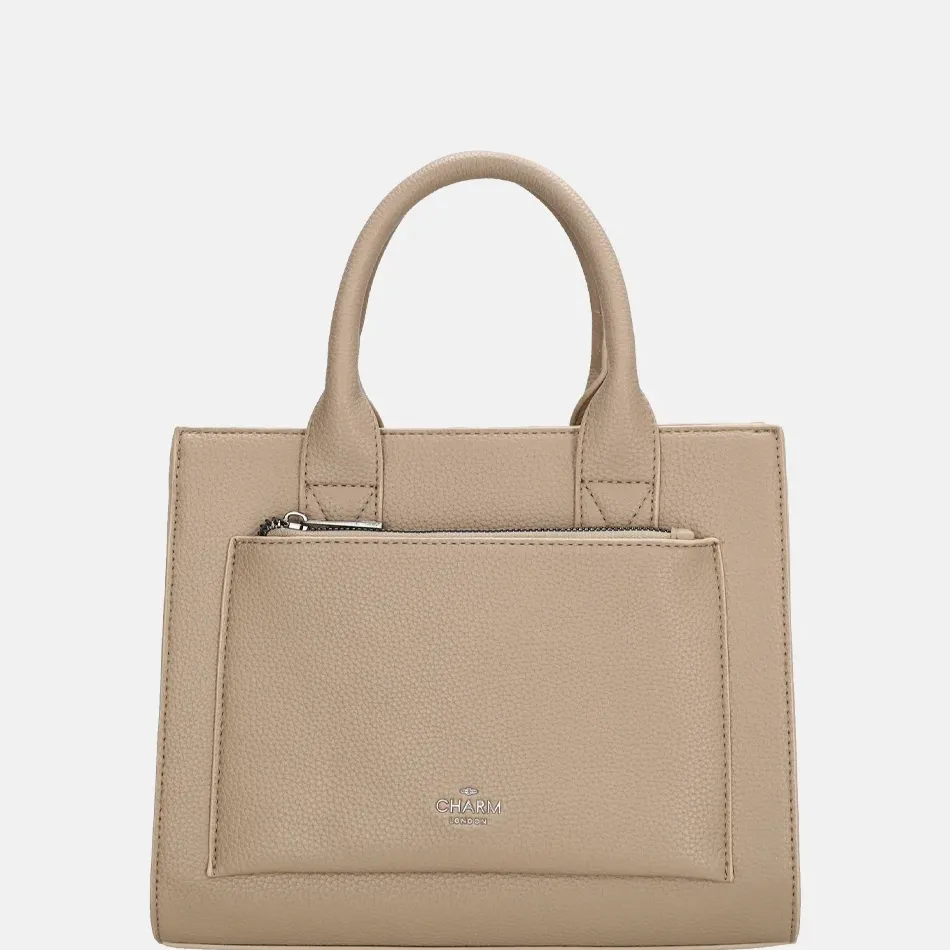 Handtassen^Charm London Pentonville handtas cognac