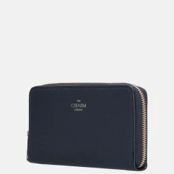 Dames Portemonnees^Charm London portemonnee L blauw