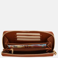 Dames Portemonnees^Charm London portemonnee L cognac