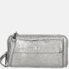 Dames Portemonnees^Charm London portemonnee/crossbody tas donkerzilver
