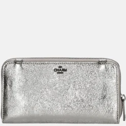 Dames Portemonnees^Charm London portemonnee/crossbody tas donkerzilver