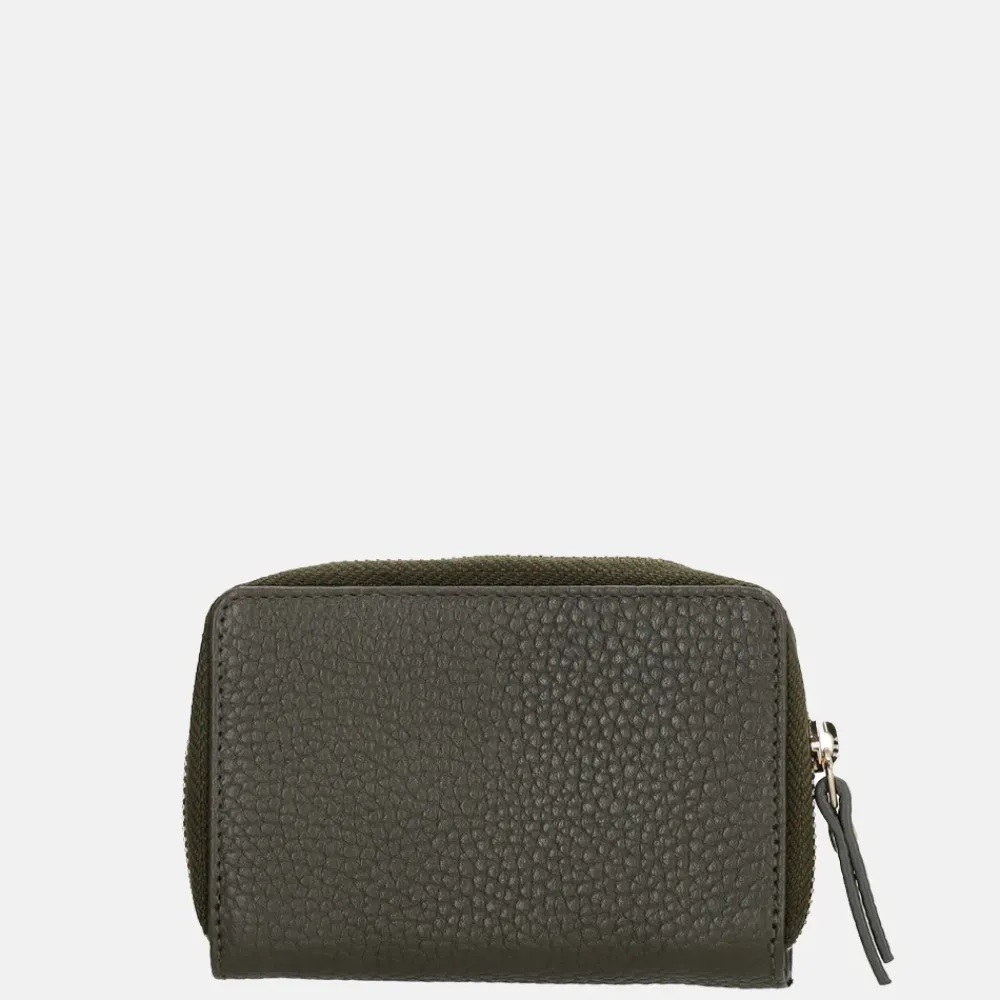 Dames Portemonnees^Charm London safety wallet portemonnee donkergroen
