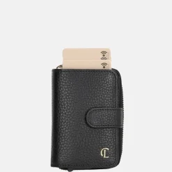 Dames Portemonnees^Charm London safety wallet portemonnee zwart