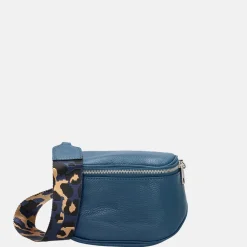 Schoudertassen^Charm London schoudertas petrol