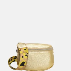 Schoudertassen^Charm London schoudertas goud