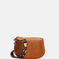 Schoudertassen^Charm London schoudertas cognac