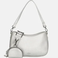 Schoudertassen^Charm London schoudertas silver