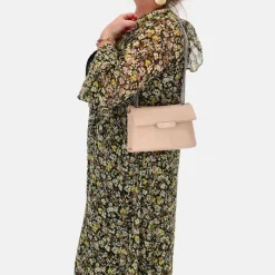 Schoudertassen^Charm London schoudertas oudroze