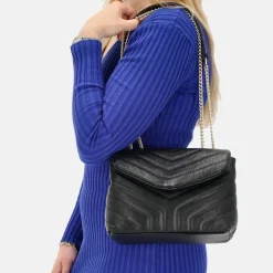 Schoudertassen^Charm London schoudertas zwart