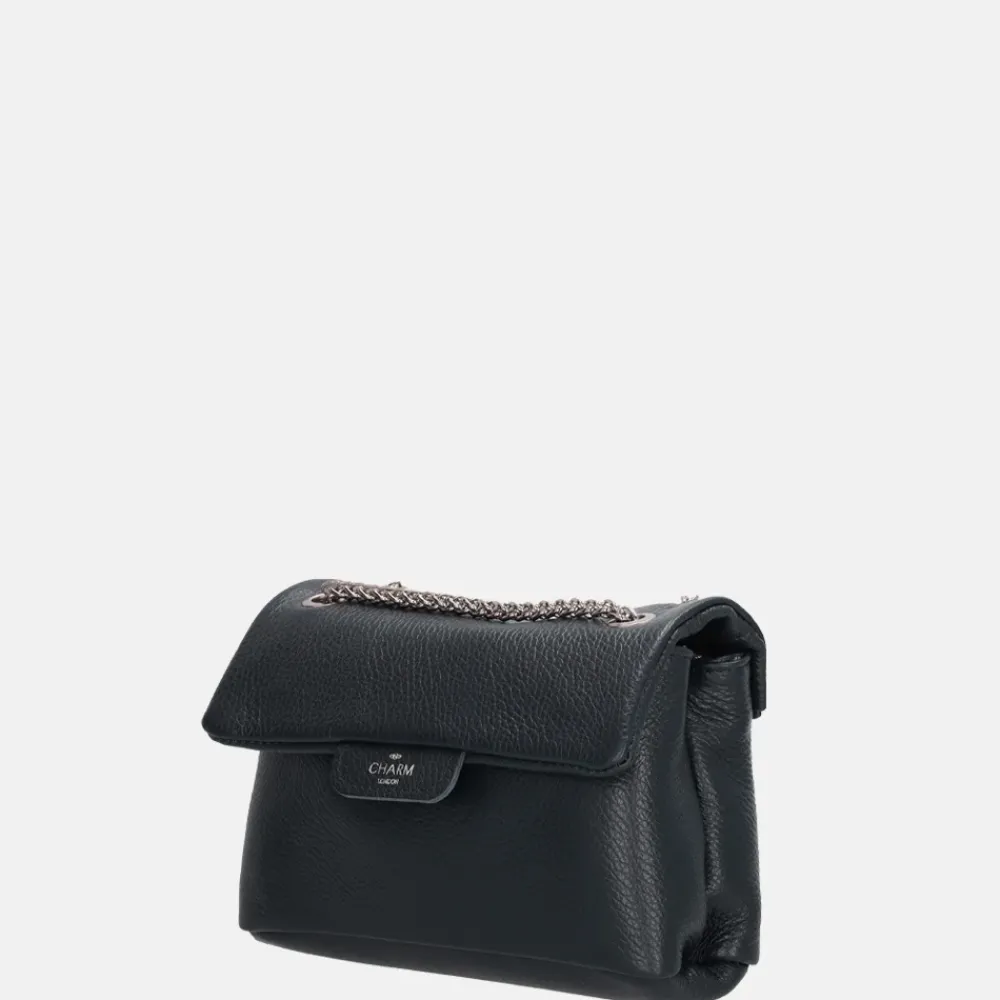Schoudertassen^Charm London schoudertas blauw