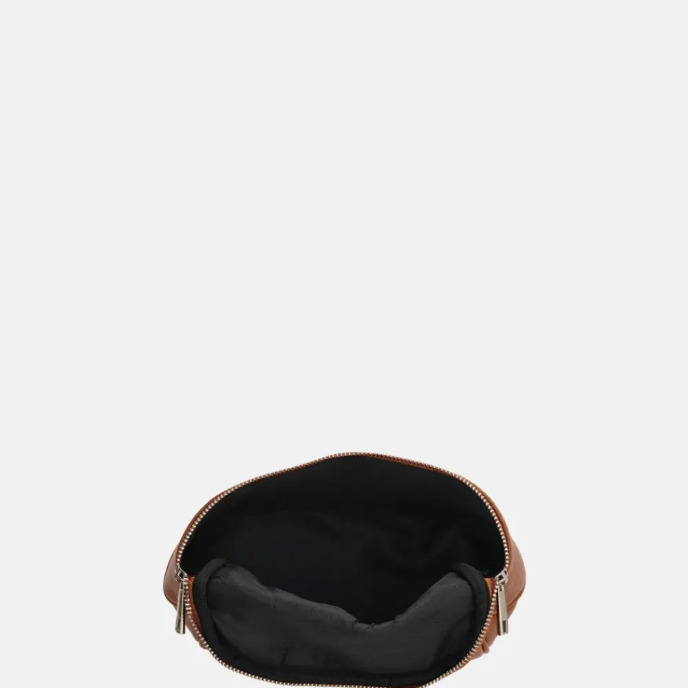 Schoudertassen^Charm London schoudertas cognac