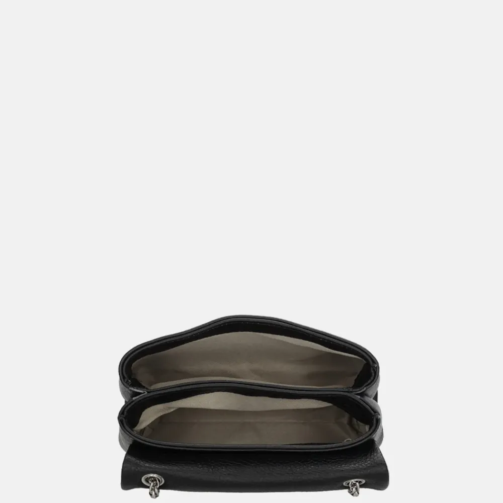 Schoudertassen^Charm London schoudertas zwart