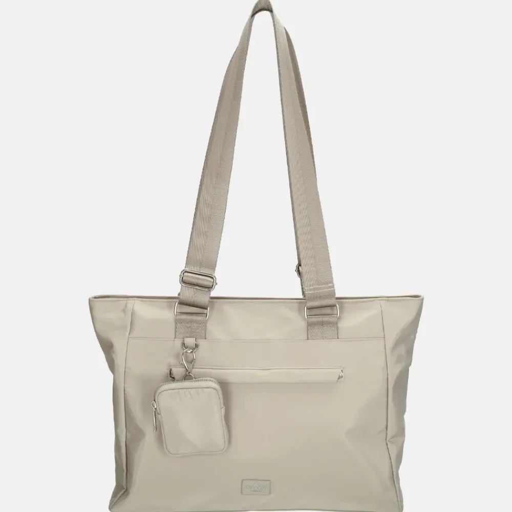 Shoppers^Charm London shopper licht grijs
