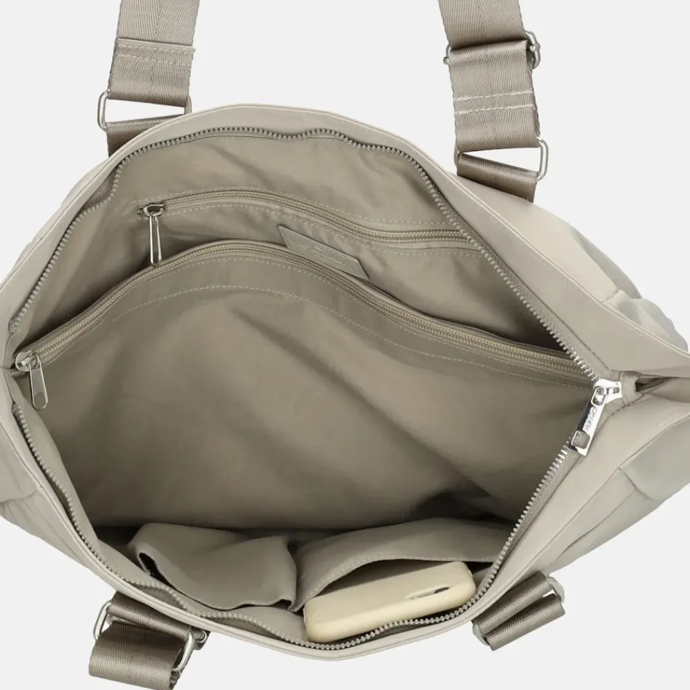 Shoppers^Charm London shopper licht grijs