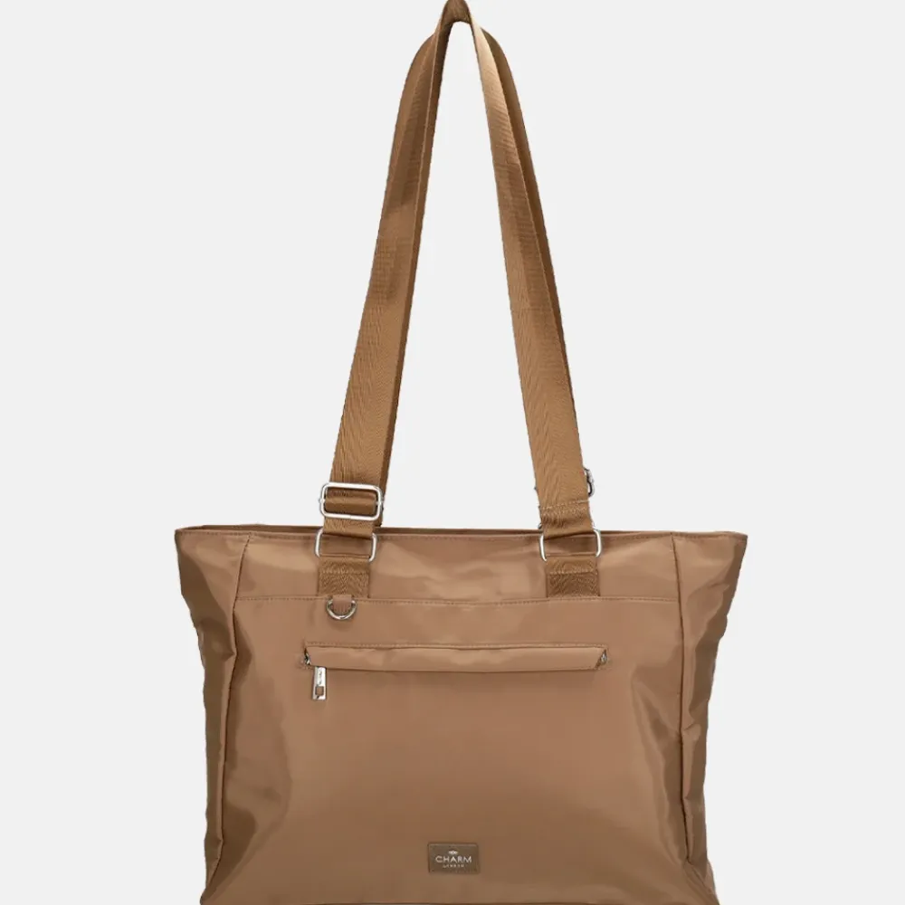 Shoppers^Charm London shopper taupe