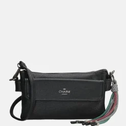 Crossbody Tassen^Charm London Tottingham crossbody tas S black