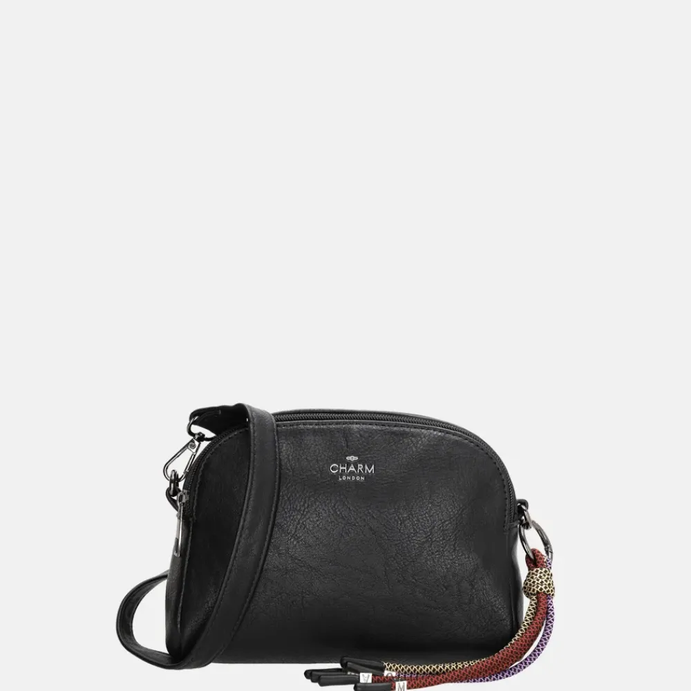 Crossbody Tassen^Charm London Tottingham crossbody tas black