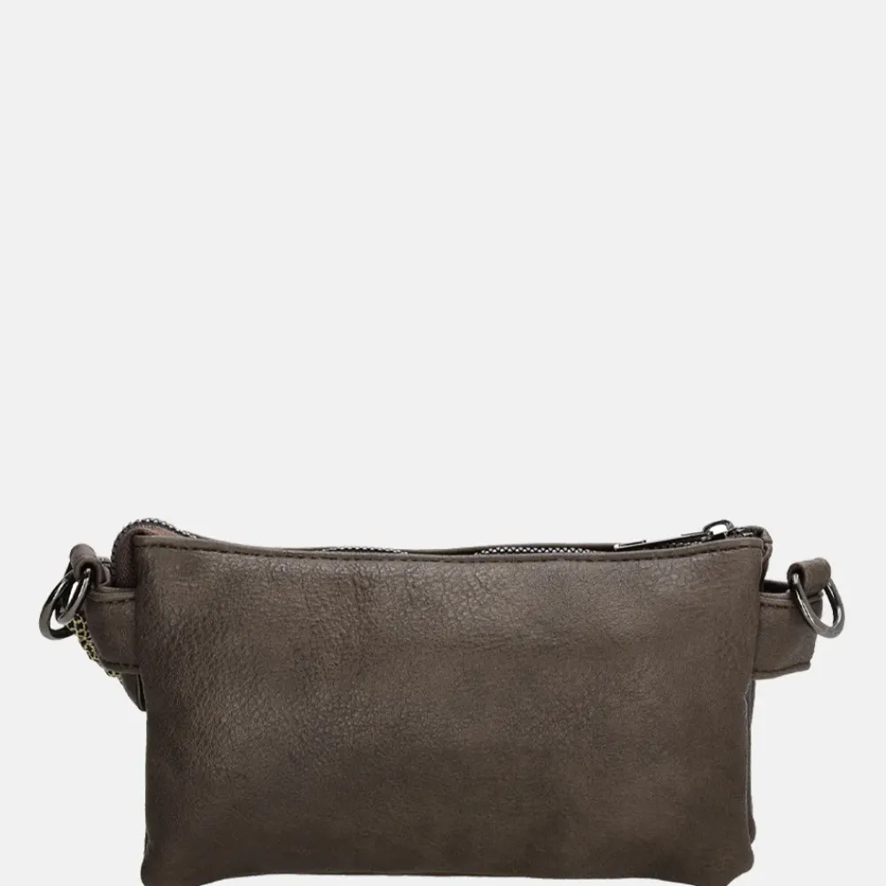 Crossbody Tassen^Charm London Tottingham crossbody tas S donkerbruin