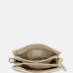 Crossbody Tassen^Charm London Via Dante crossbody tas creme