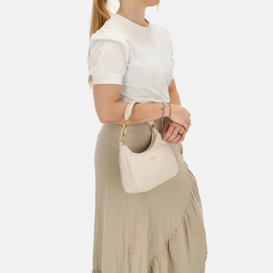 Handtassen^Charm London Viodante handtas creme