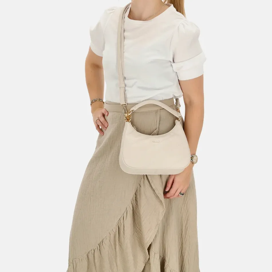 Handtassen^Charm London Viodante handtas creme