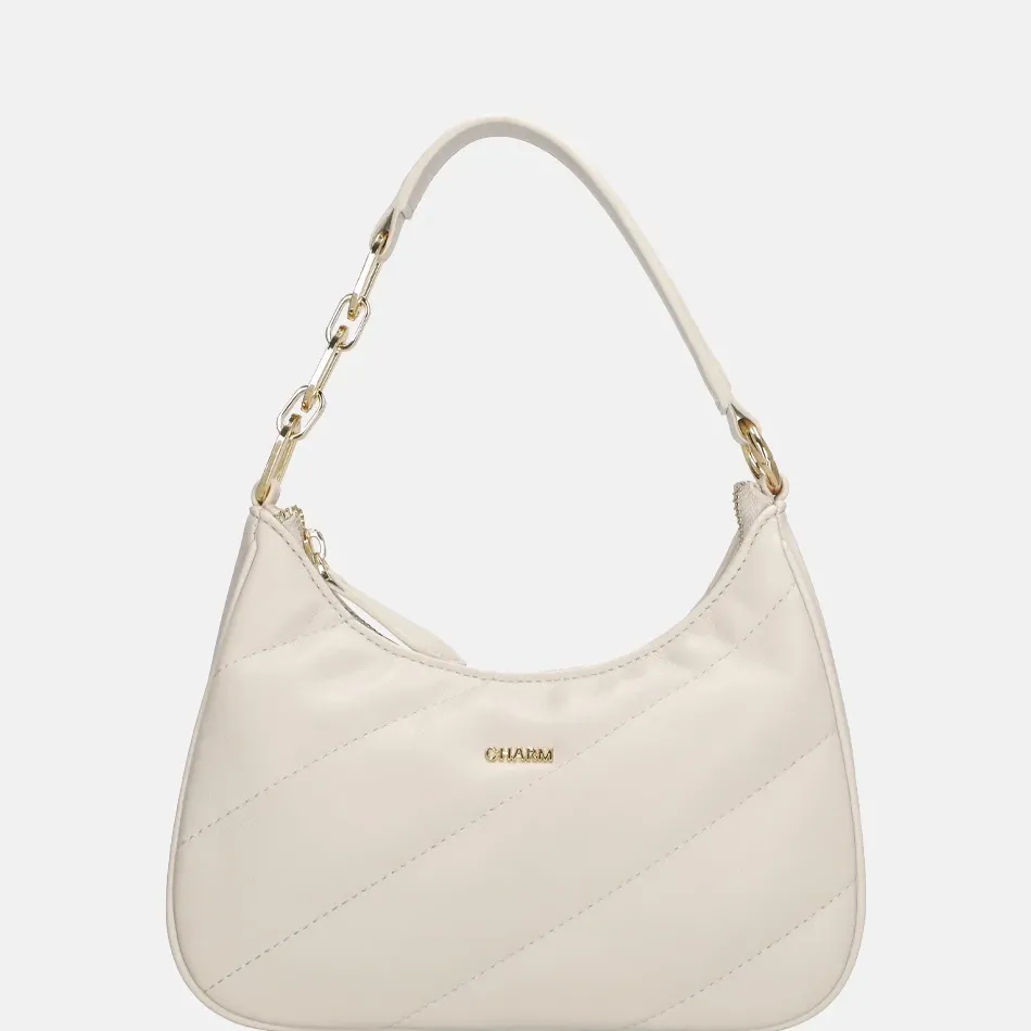 Handtassen^Charm London Viodante handtas creme
