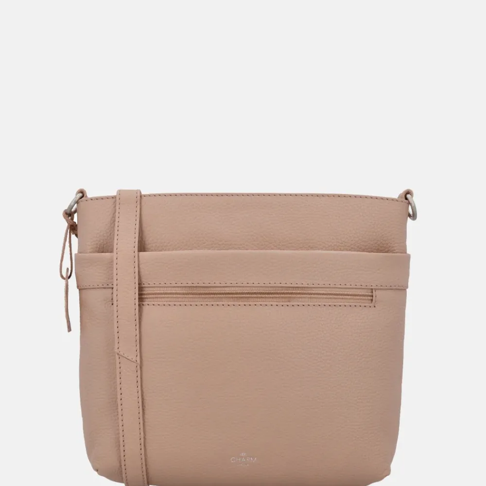 Crossbody Tassen^Charm London Washington crossbody tas oudroze