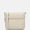 Crossbody Tassen^Charm London Washington crossbody tas creme