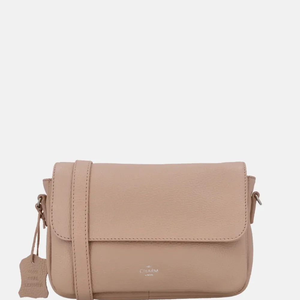 Crossbody Tassen^Charm London Washington crossbody tas oudroze