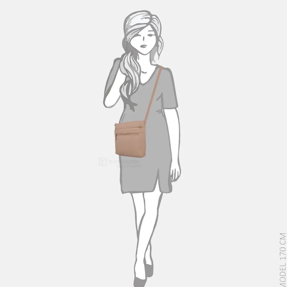 Crossbody Tassen^Charm London Washington crossbody tas oudroze