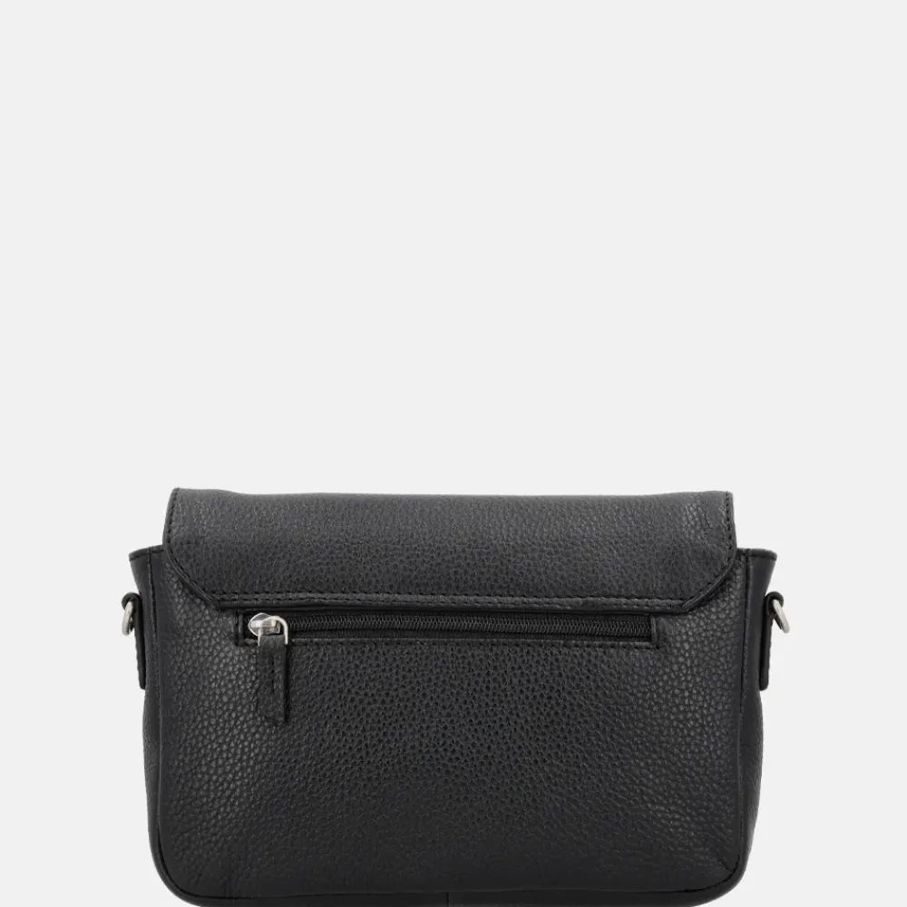 Crossbody Tassen^Charm London Washington crossbody tas zwart