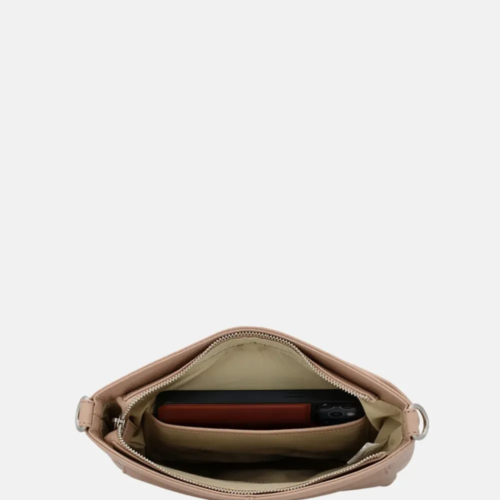 Crossbody Tassen^Charm London Washington crossbody tas oudroze