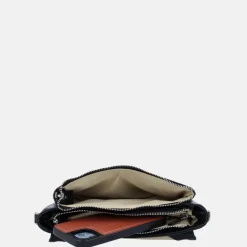Crossbody Tassen^Charm London Washington crossbody tas zwart