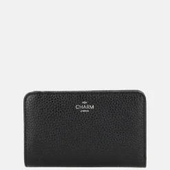 Dames Portemonnees^Charm London Washington portemonnee M zwart
