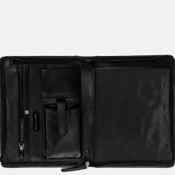 Schrijfmappen^Chesterfield Alton schrijfmap A5 black