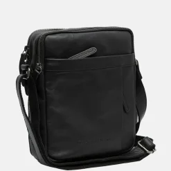 Schoudertassen^Chesterfield Alva schoudertas black