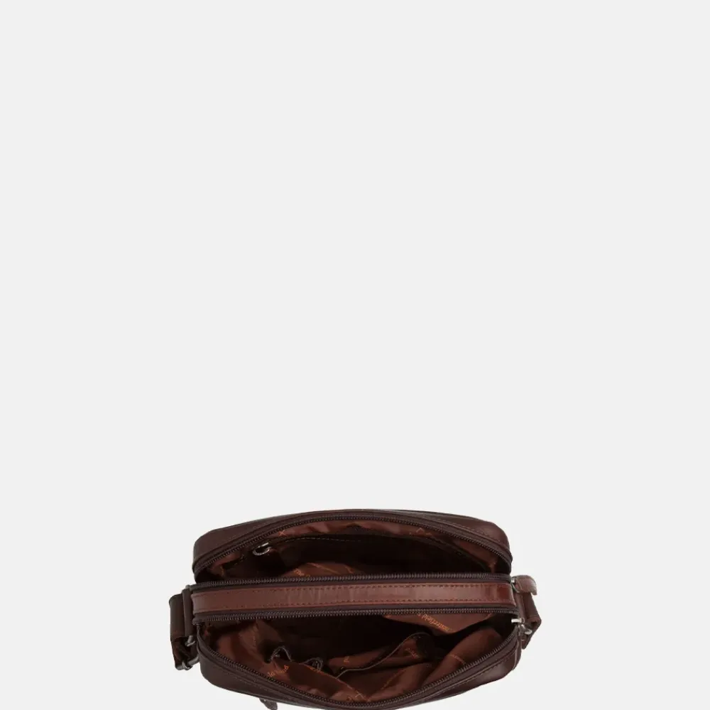 Schoudertassen^Chesterfield Arnhem schoudertas M brown
