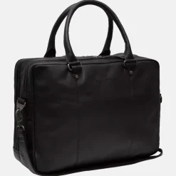 Heren Laptoptassen^Chesterfield Boston laptoptas 15 inch zwart