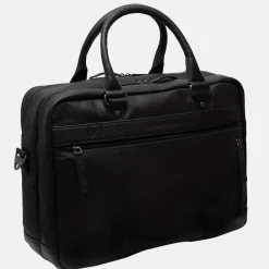 Heren Laptoptassen^Chesterfield Boston laptoptas 15 inch zwart