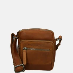 Crossbody Tassen^Chesterfield Bremen crossbody tas cognac