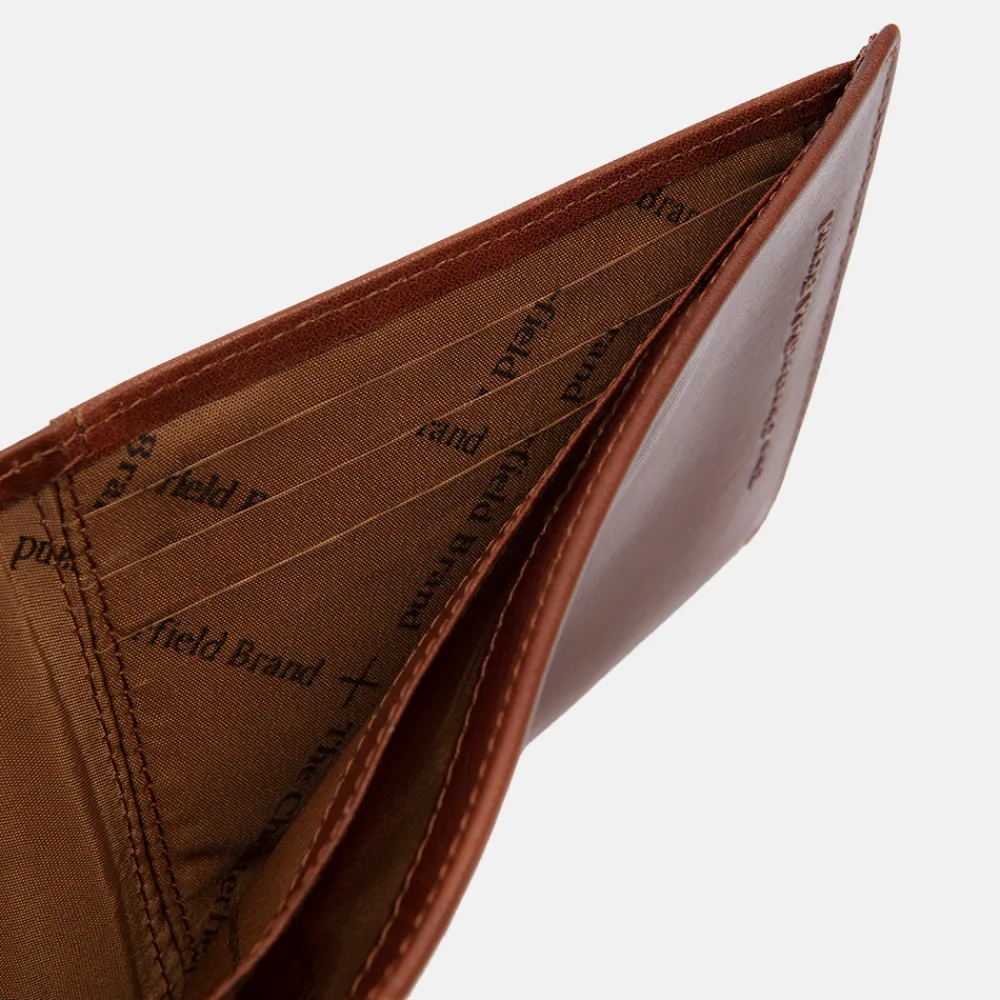 Heren Portemonnees | Gepersonaliseerde Portemonnees^Chesterfield Dakota billfold cognac