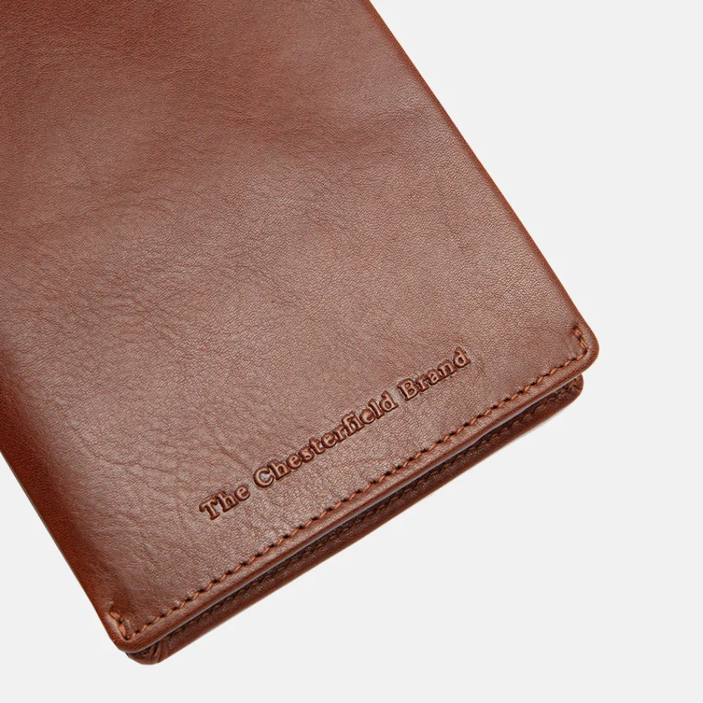 Heren Portemonnees | Gepersonaliseerde Portemonnees^Chesterfield Dakota billfold cognac