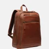 Laptop Rugzakken^Chesterfield Detroit laptoprugzak 14 inch cognac