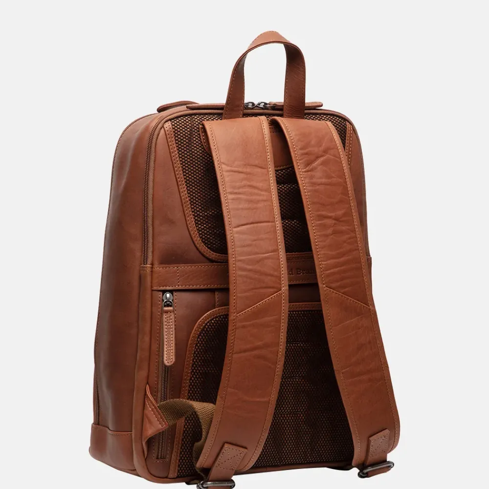 Laptop Rugzakken^Chesterfield Detroit laptoprugzak 14 inch cognac