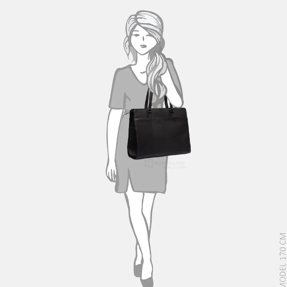 Dames Laptoptassen^Chesterfield Fidenza laptoptas 15.6 inch black