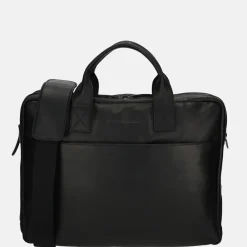 Heren Laptoptassen^Chesterfield Frazer laptoptas 13 inch zwart